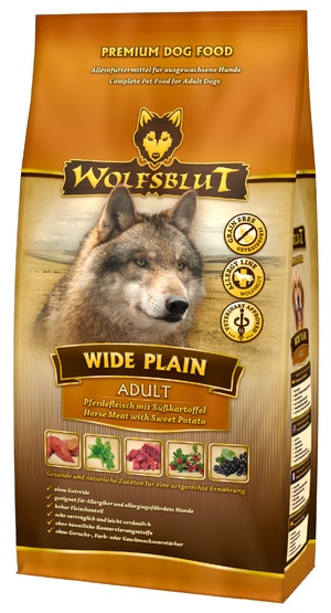 Wolfsblut Dog Wide Plain - konina i bataty 12,5kg