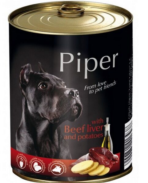 Piper Pies Wątroba wołowa i ziemniaki puszka 800g