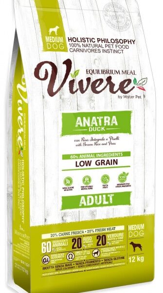 Vivere Dog Medium Adult Duck 12kg