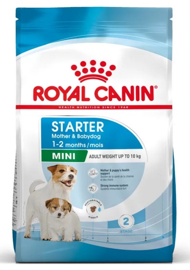 Royal Canin Mini Starter Mother&Babydog karma sucha dla szczeniąt do 2 miesiąca i suk karmiących ras małych 4kg