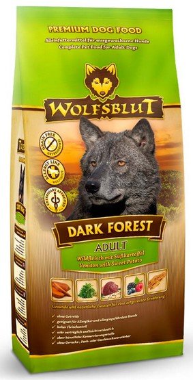 Wolfsblut Dog Dark Forest - dziczyzna i bataty 12,5kg