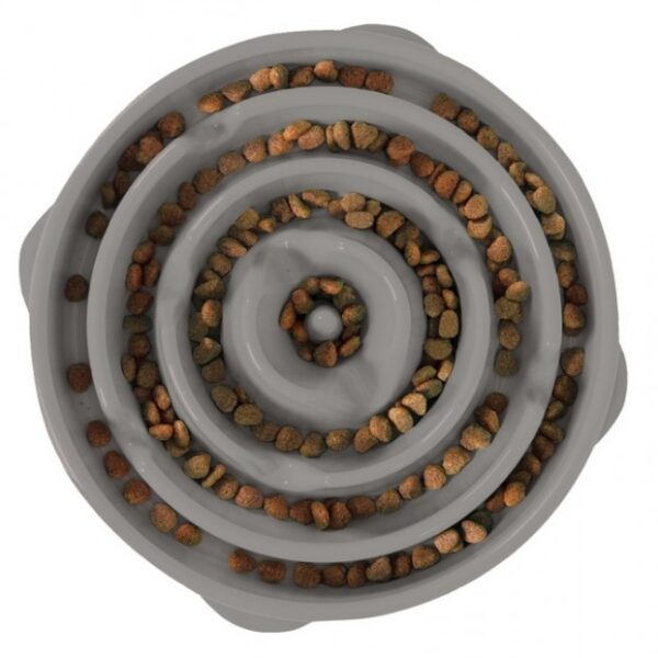 Outward Hound Fun Feeder Miska spowalniająca szara [69892]