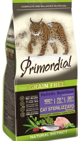 Primordial Cat Grain Free Sterilized Turkey & Herring 400g