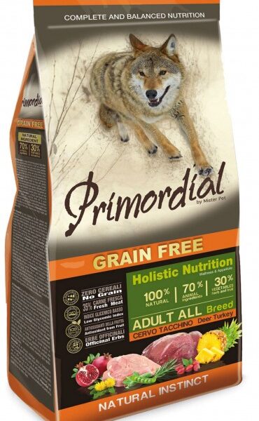 Primordial Dog Grain Free Adult Deer & Turkey 2kg