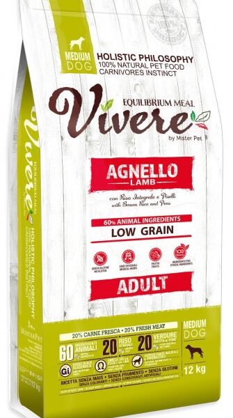 Vivere Dog Medium Adult Lamb 3kg